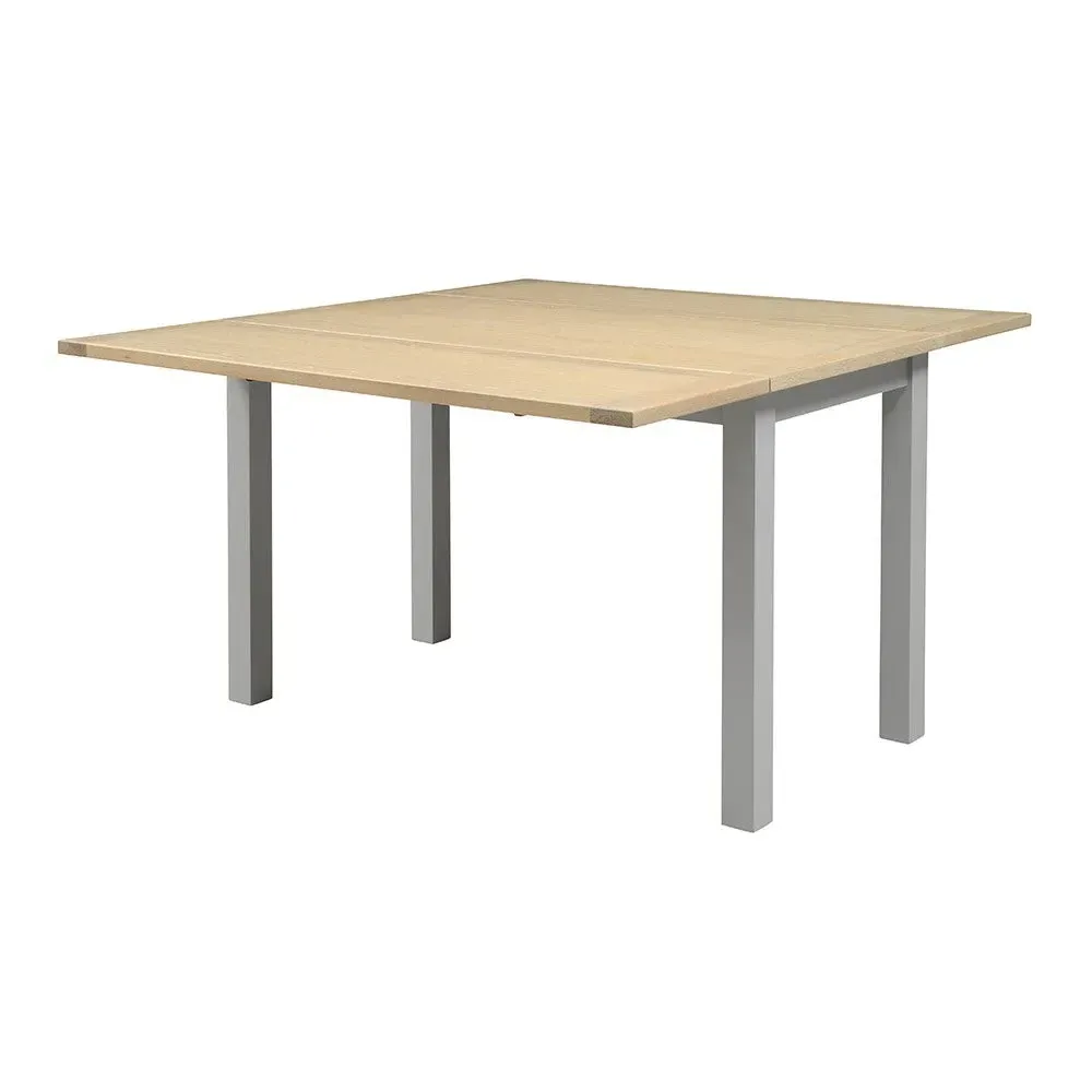 Chester 2-6 Seater Extending Drop Leaf Table - Dove Grey