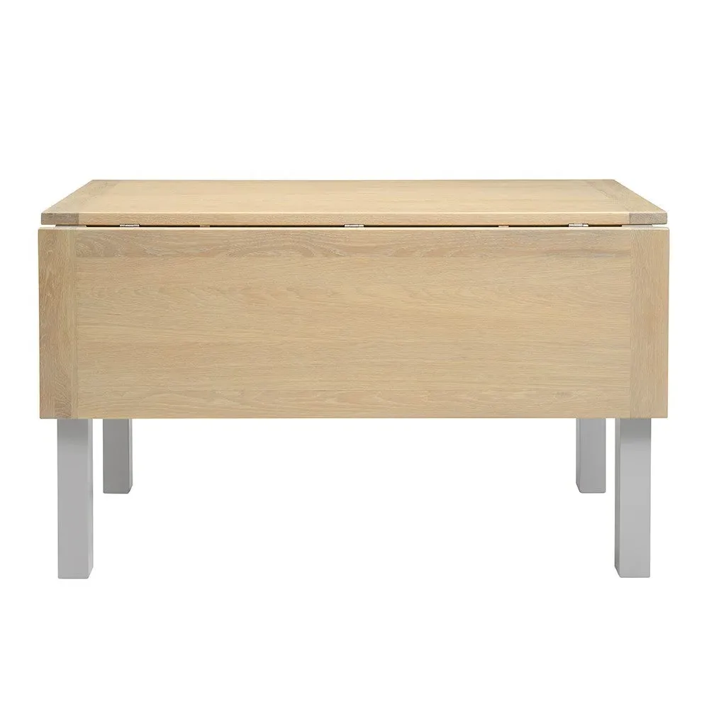 Chester 2-6 Seater Extending Drop Leaf Table - Dove Grey