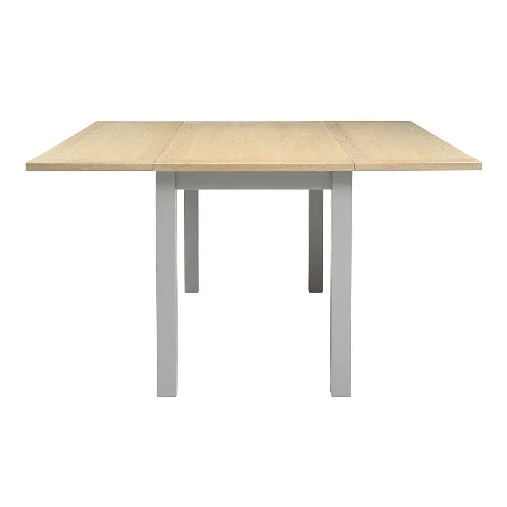 Chester 2-6 Seater Extending Drop Leaf Table - Dove Grey