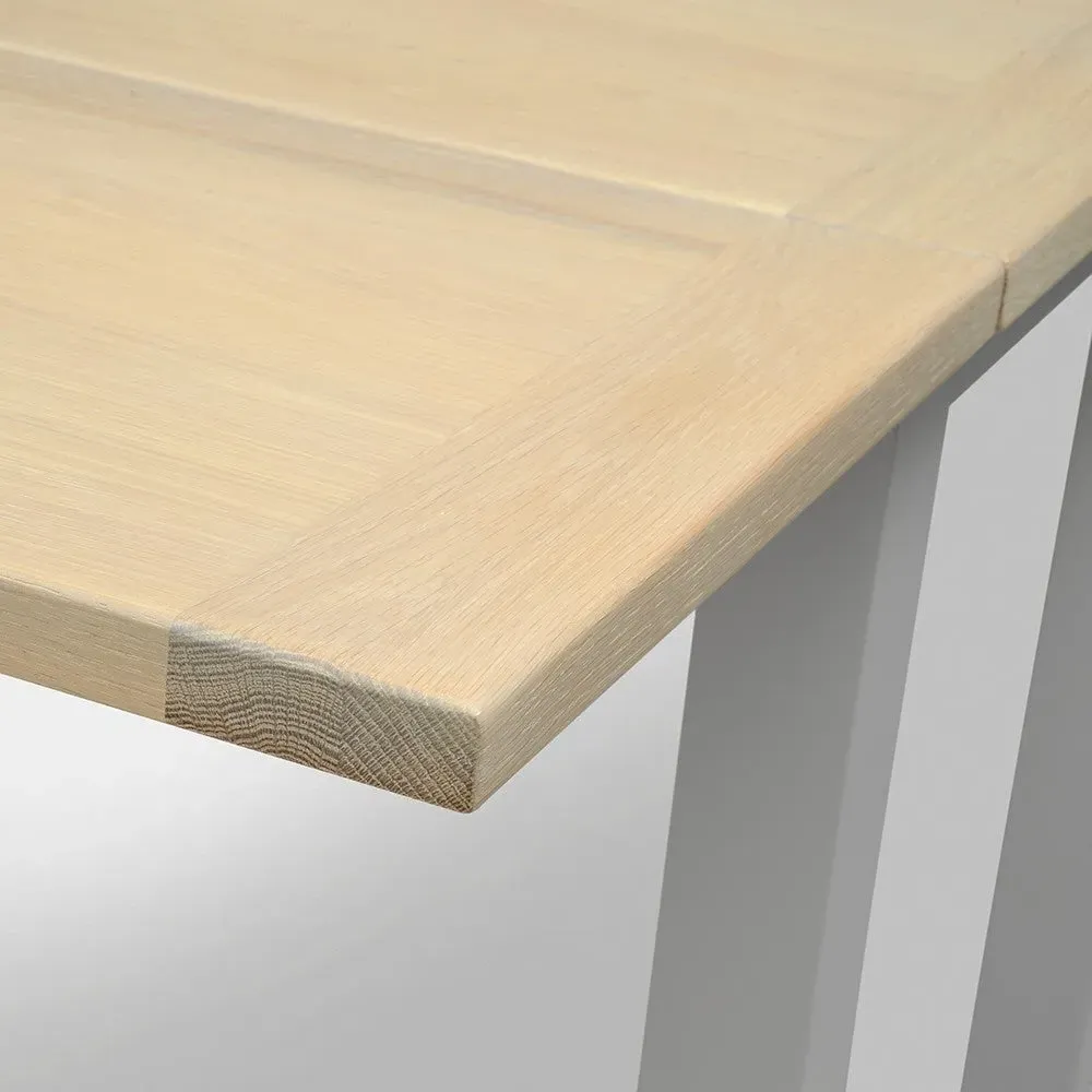 Chester 2-6 Seater Extending Drop Leaf Table - Dove Grey