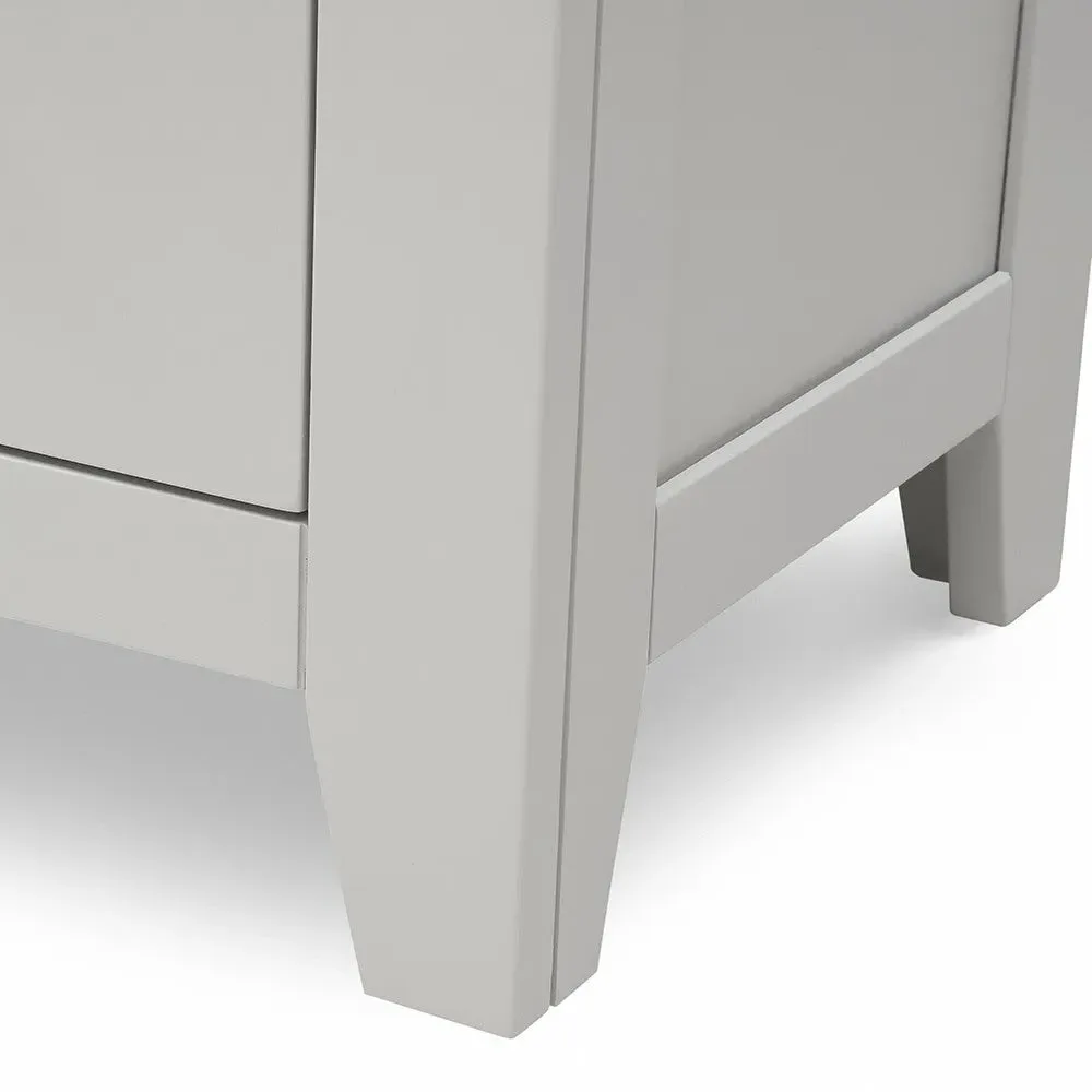 Chester 3 Drawer Shoe Bench - Dove Grey