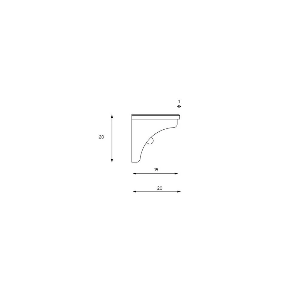 Chester 7 Peg Coat Rack with Shelf - Grey, Oak