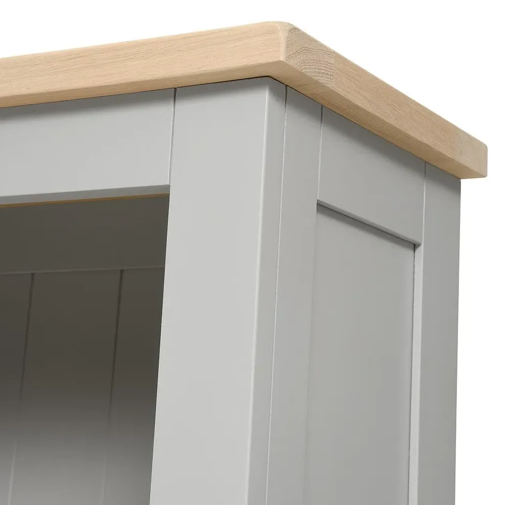 Chester Alcove Display Cabinet - Dove Grey