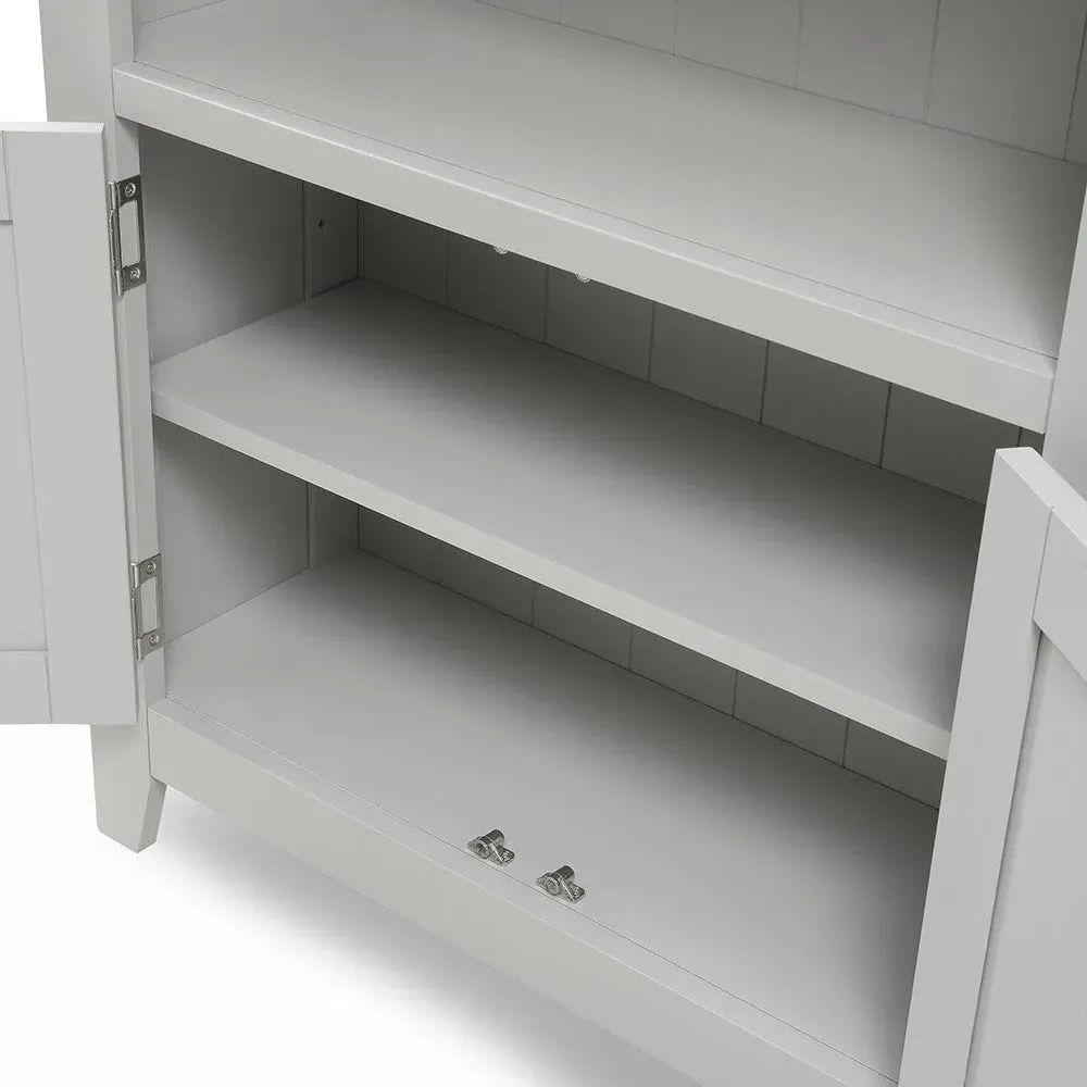 Chester Alcove Display Cabinet - Dove Grey