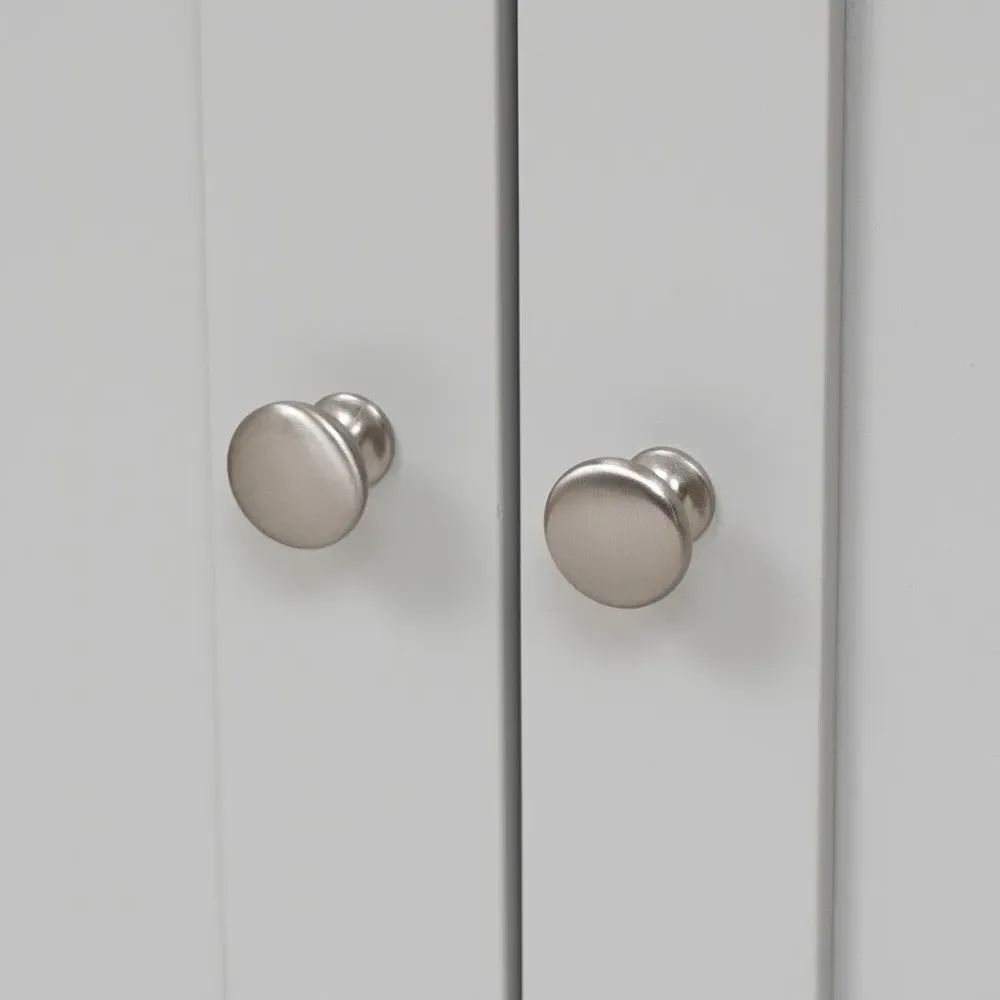 Chester Alcove Display Cabinet - Dove Grey