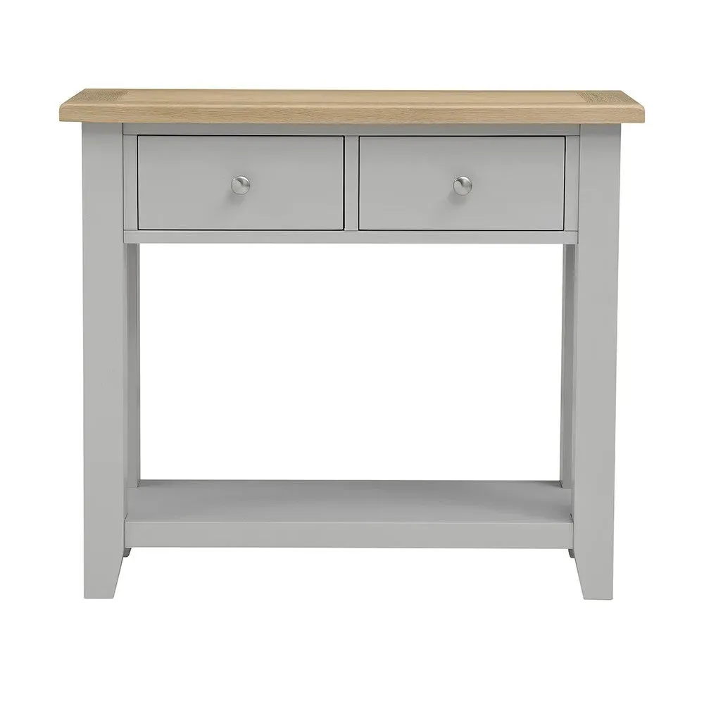 Chester Console Table with Storage - Dove Grey