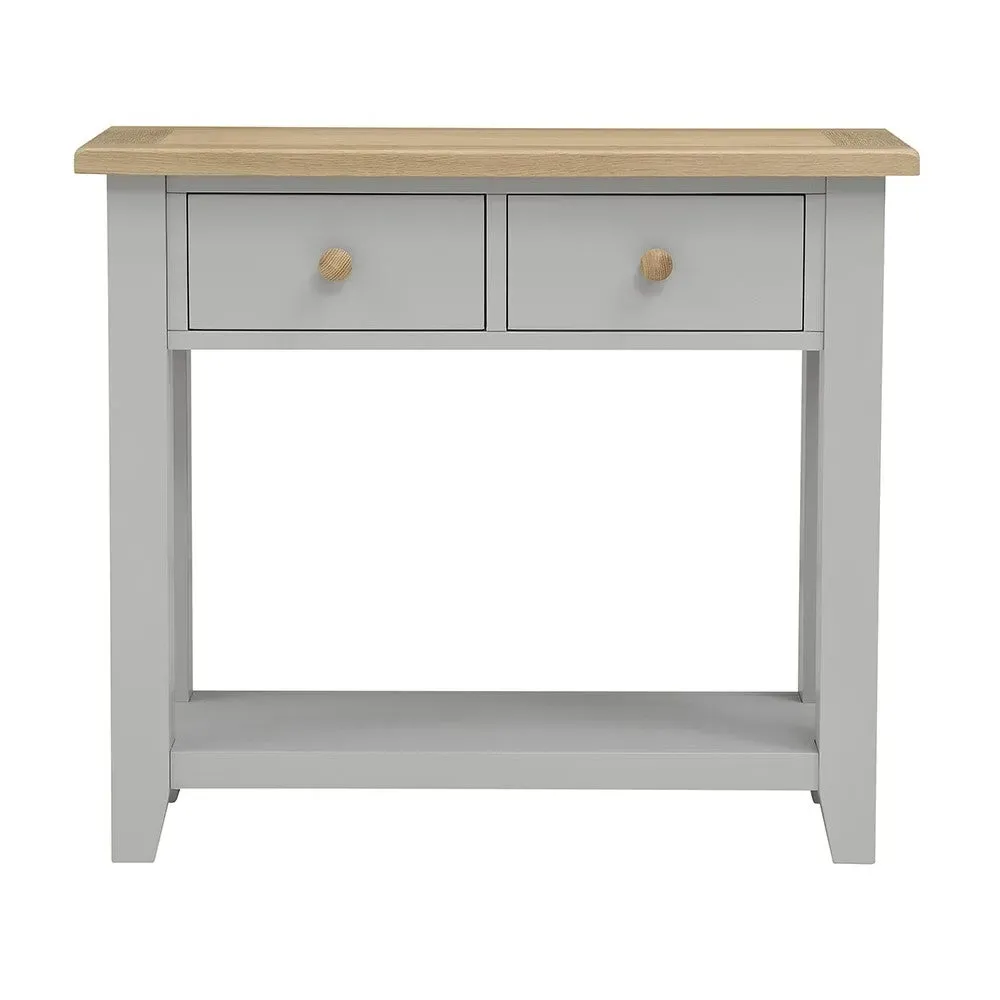 Chester Console Table with Storage - Dove Grey