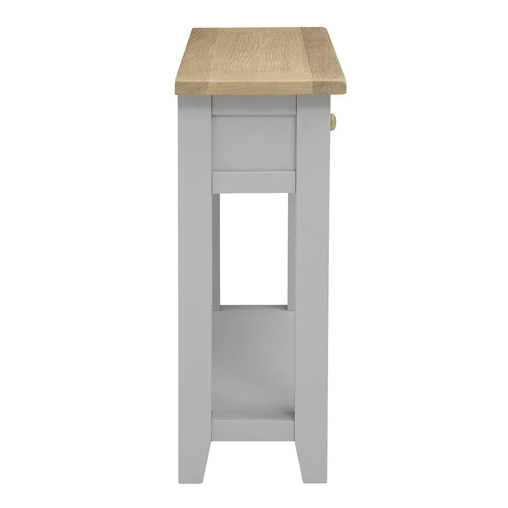 Chester Console Table with Storage - Dove Grey