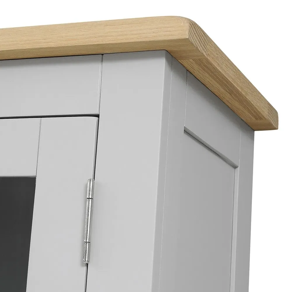 Chester Display Cabinet - Dove Grey