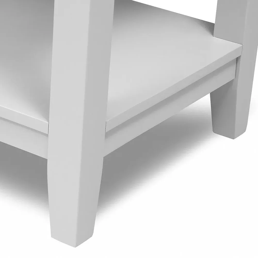 Chester Dove Grey Pair of Bedside Tables with Drawer - Grey