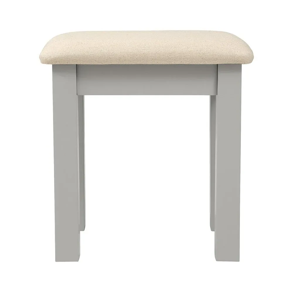 Chester Dressing Table Stool - Dove Grey image