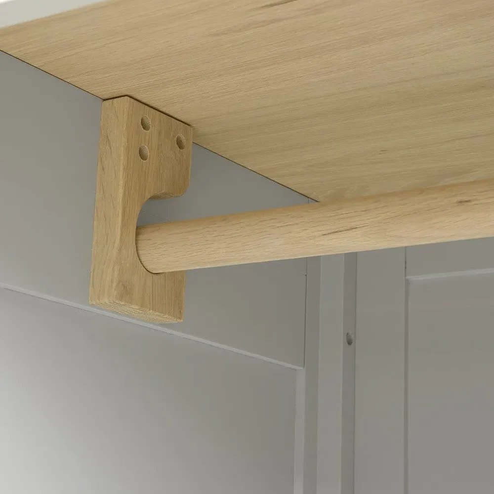 Chester Four Door Wardrobe - Dove Grey