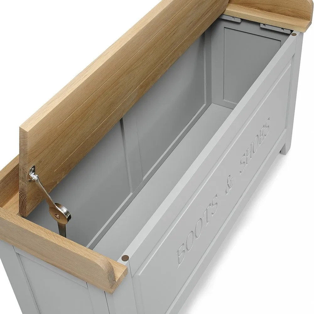 Chester Hallway Boot Bench Set - Dove Grey