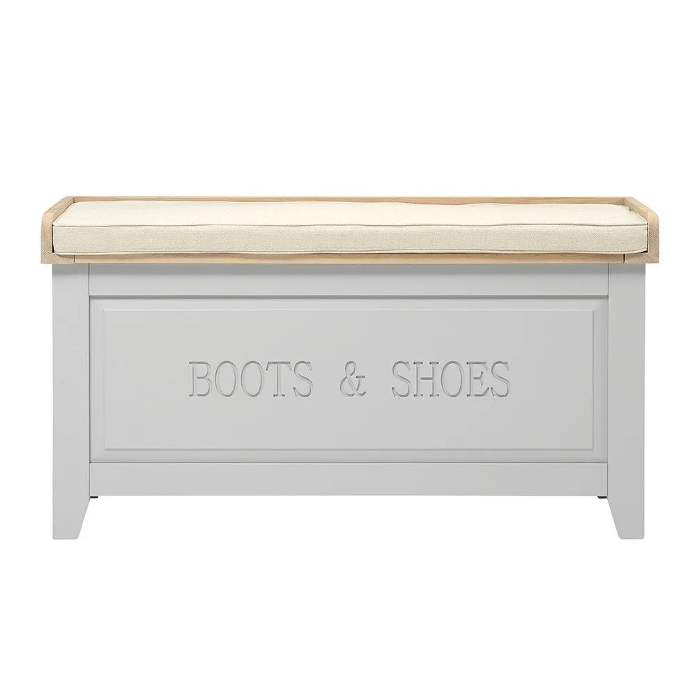 Chester Hallway Boot Bench Set - Dove Grey