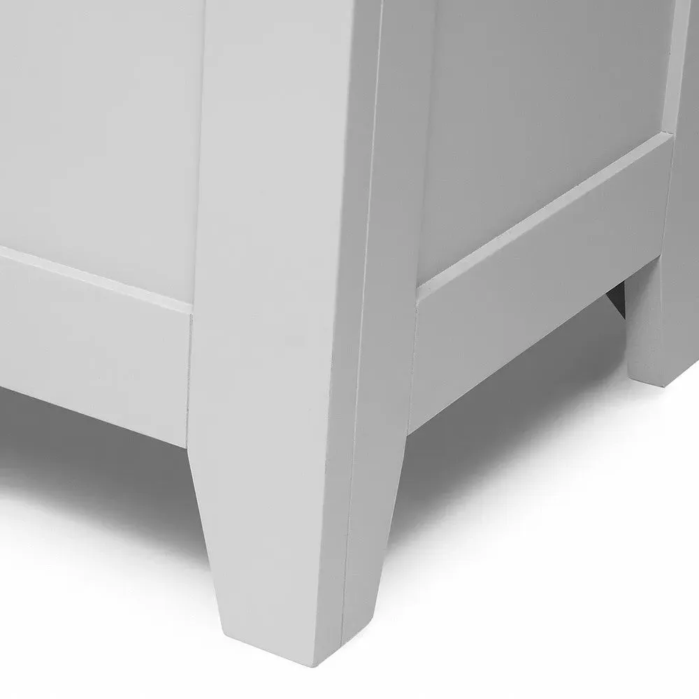 Chester Hallway Tidy with Storage - Dove Grey, Oak