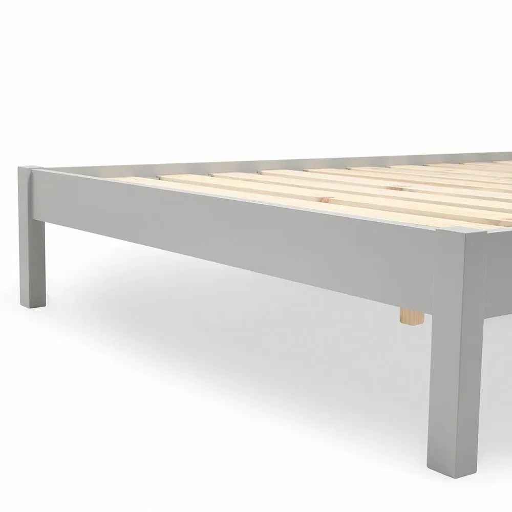 Chester King Size Bed Frame - Grey, Oak