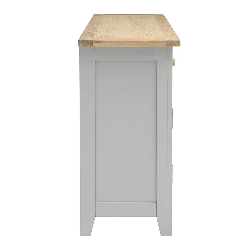 Chester Large Sideboard - Grey, Oak