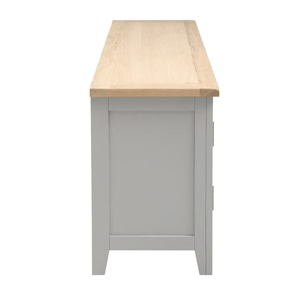 Chester Media Console - Dove Grey