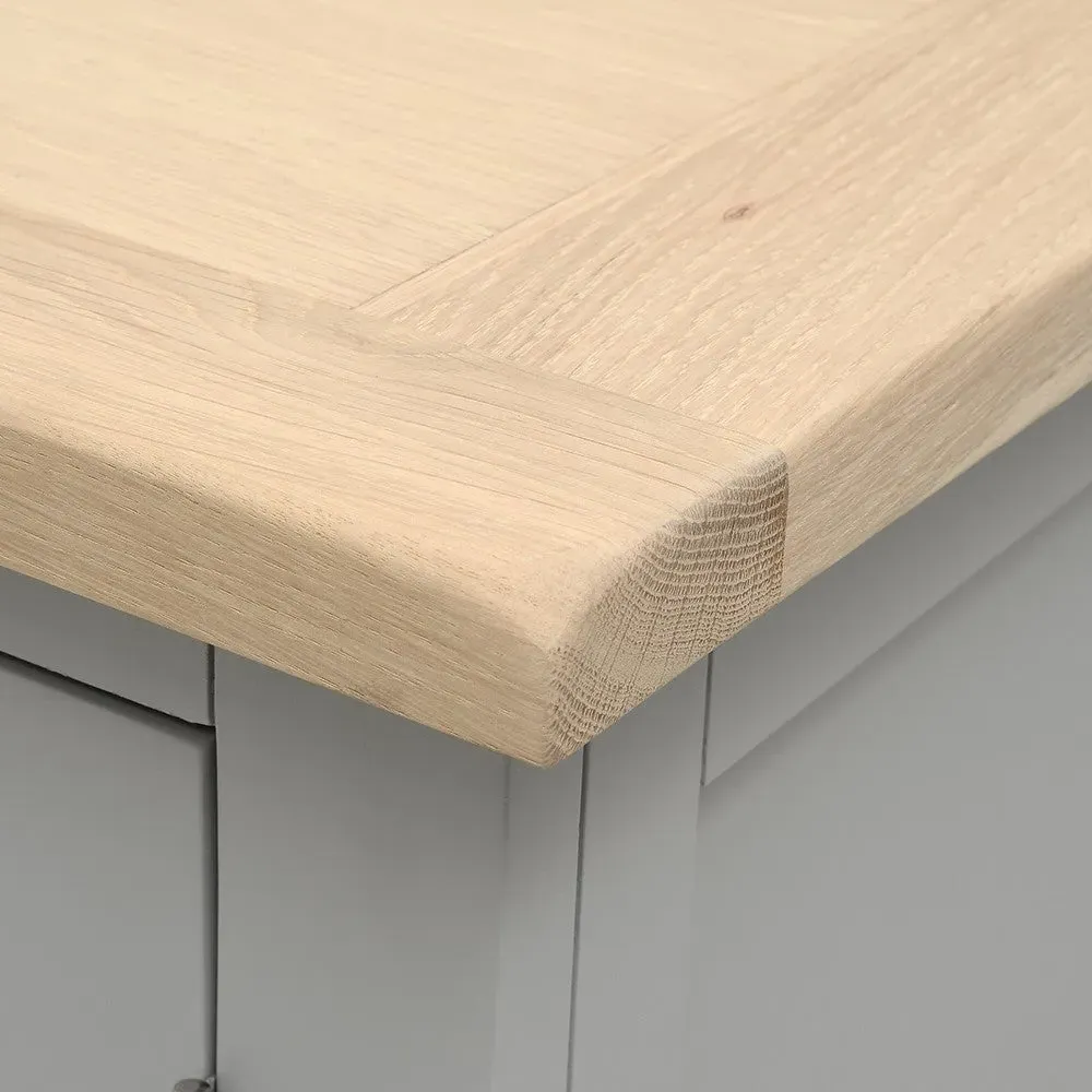 Chester Media Console - Dove Grey