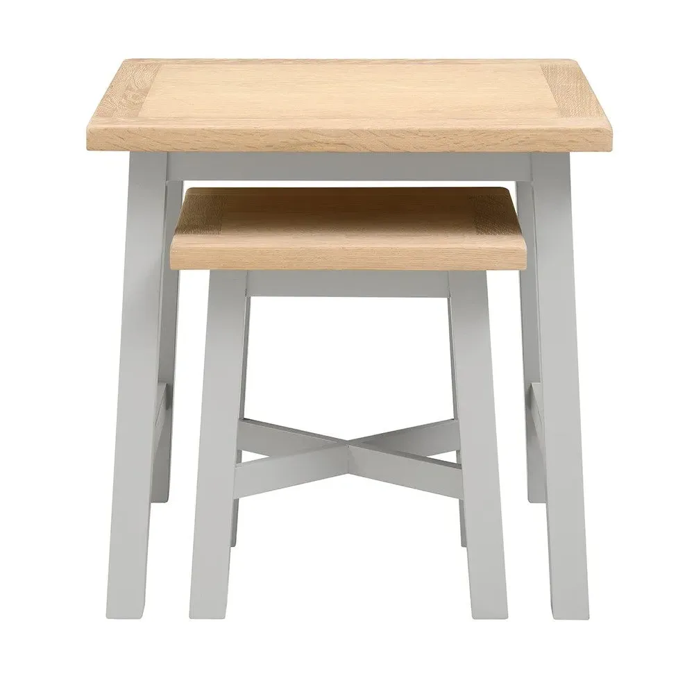 Chester Nest of Tables - Dove Grey