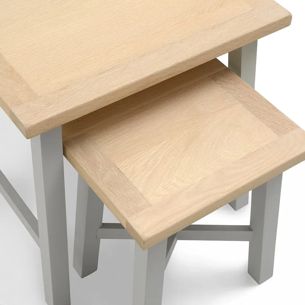 Chester Nest of Tables - Dove Grey