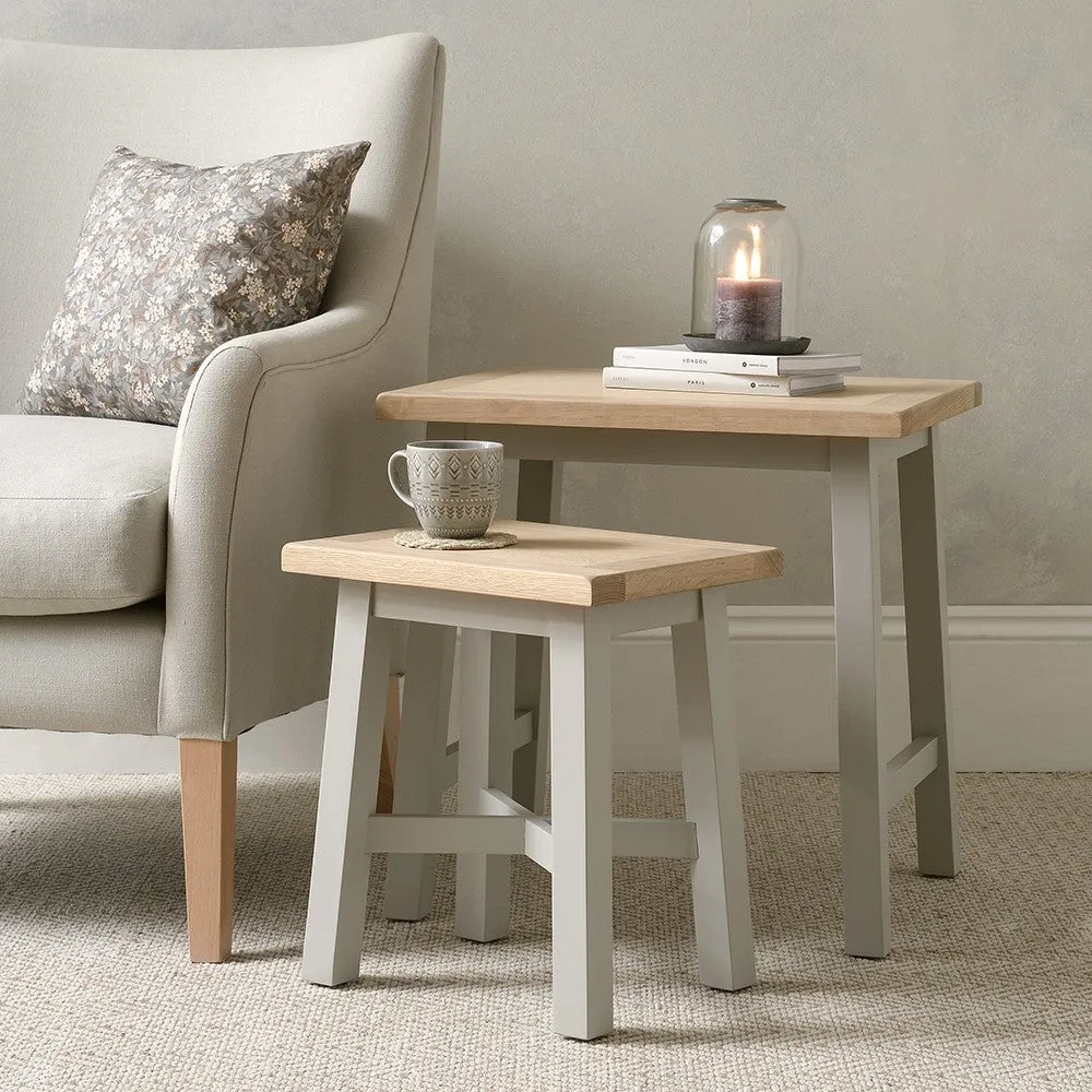 Chester Nest of Tables - Dove Grey image