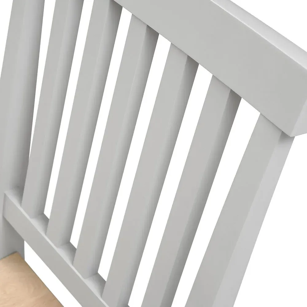 Chester Slatted Dining Chair - Dove Grey