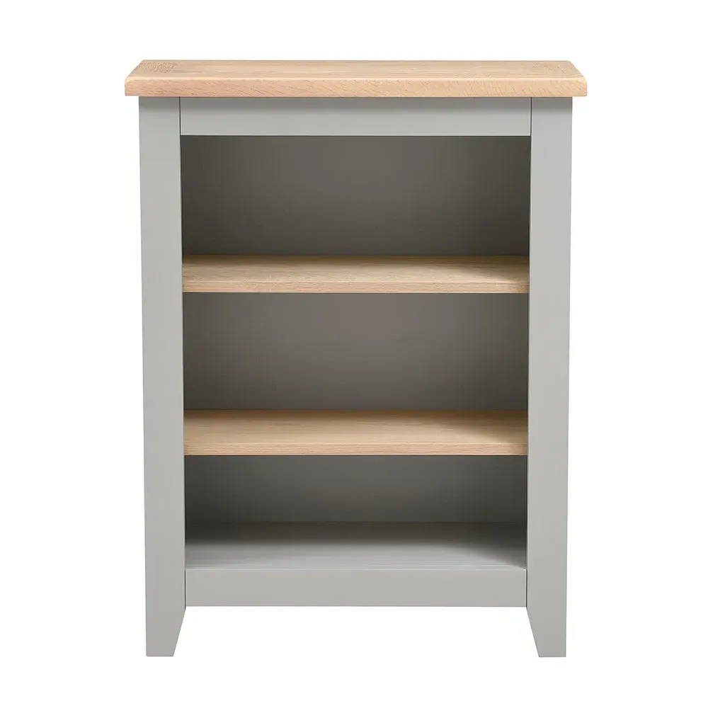 Chester Small Bookcase - Grey, Oak