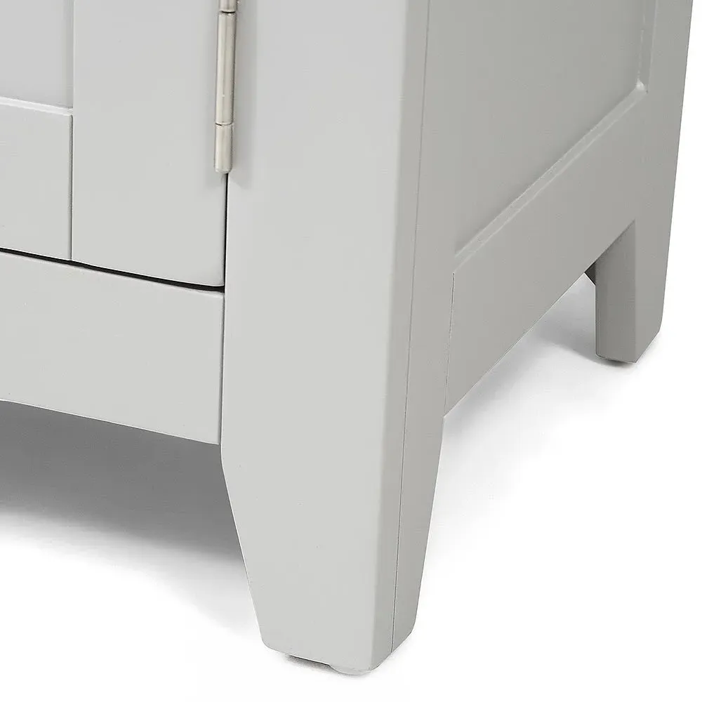 Chester Small Sideboard - Dove Grey, Oak
