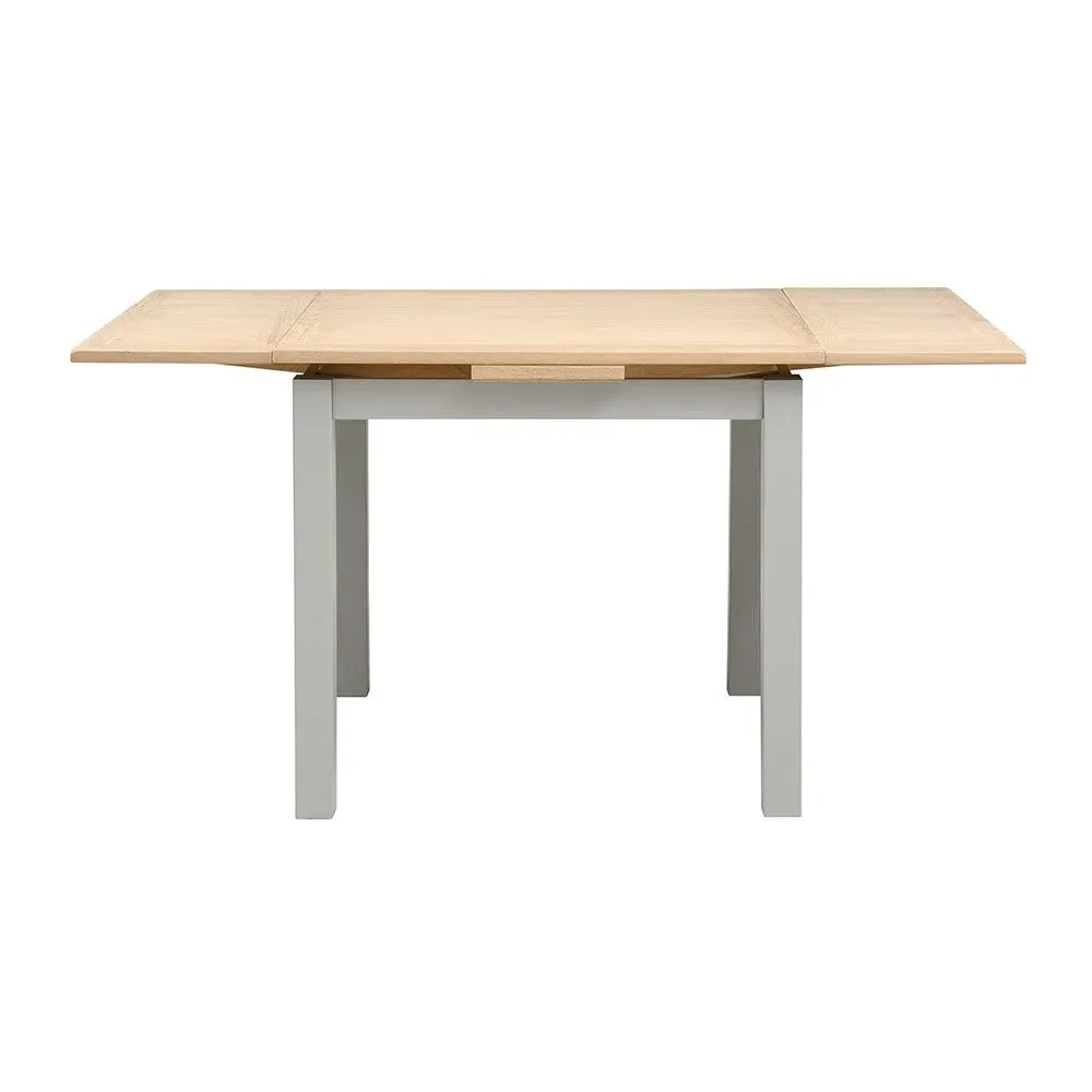 Chester Square Extending Dining Table - Grey, Oak