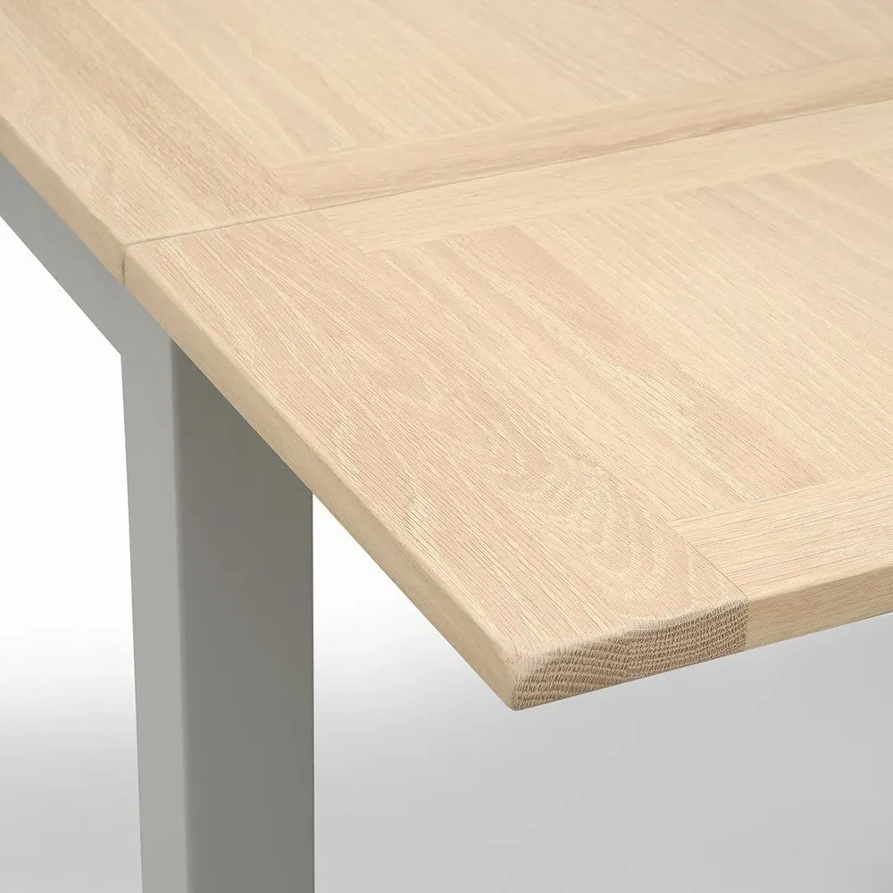 Chester Square Extending Dining Table - Grey, Oak