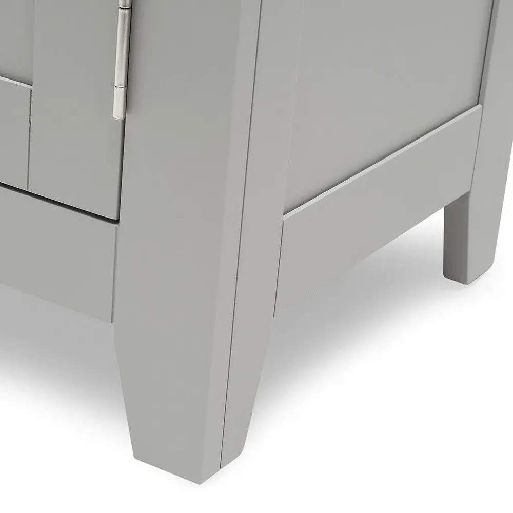 Chester TV Stand - Dove Grey, Oak