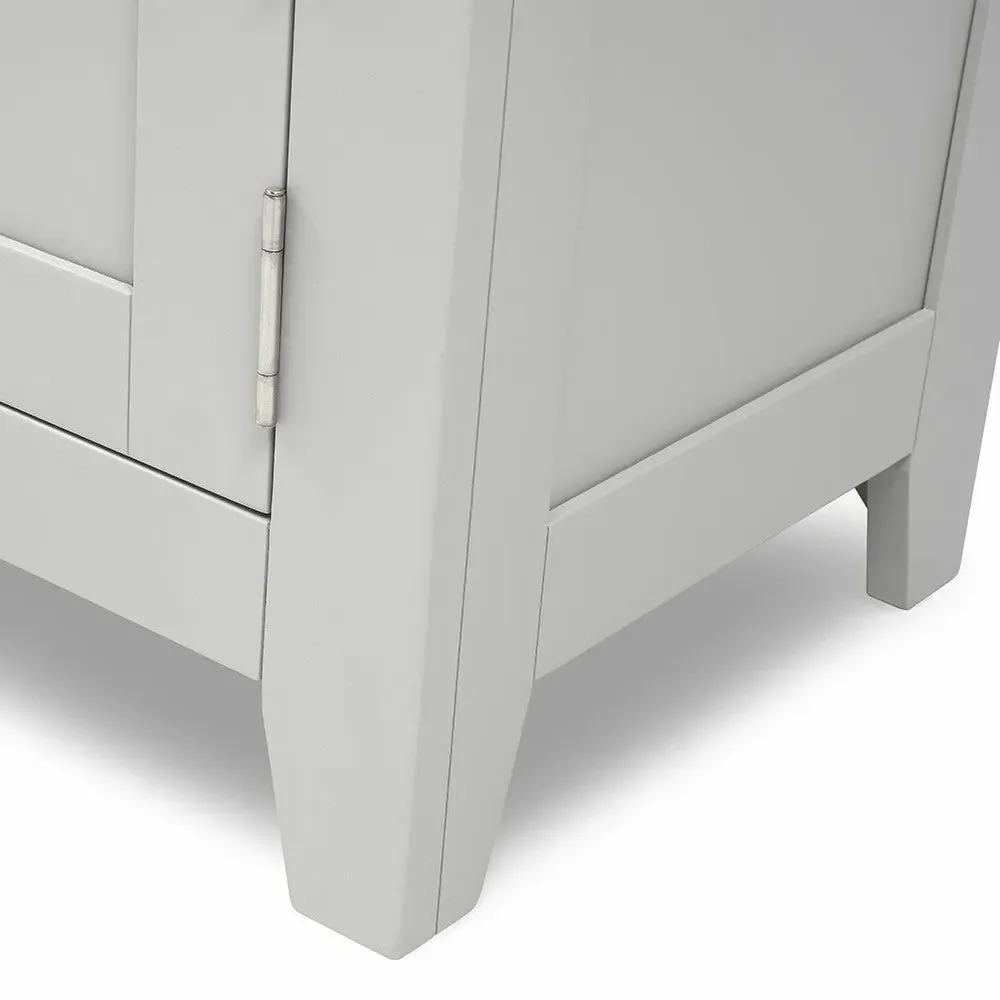 Chester TV Unit - Dove Grey, Oak