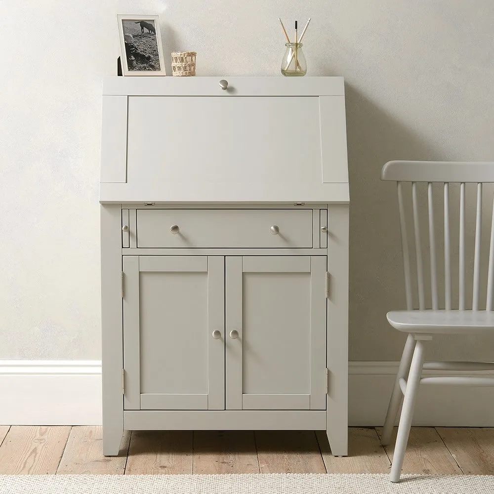 Chester Writing Bureau - Dove Grey, Oak