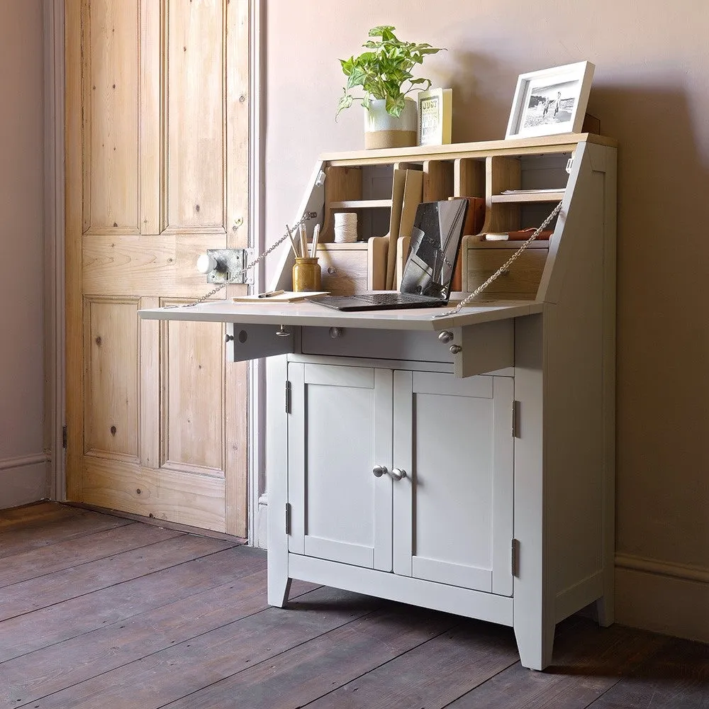 Chester Writing Bureau - Dove Grey, Oak