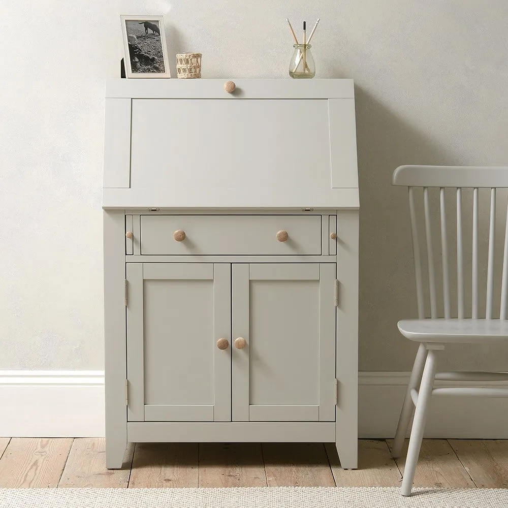 Chester Writing Bureau - Dove Grey, Oak