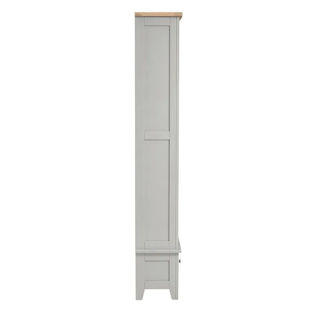 Grand Bookcase with Drawers - Dove Grey