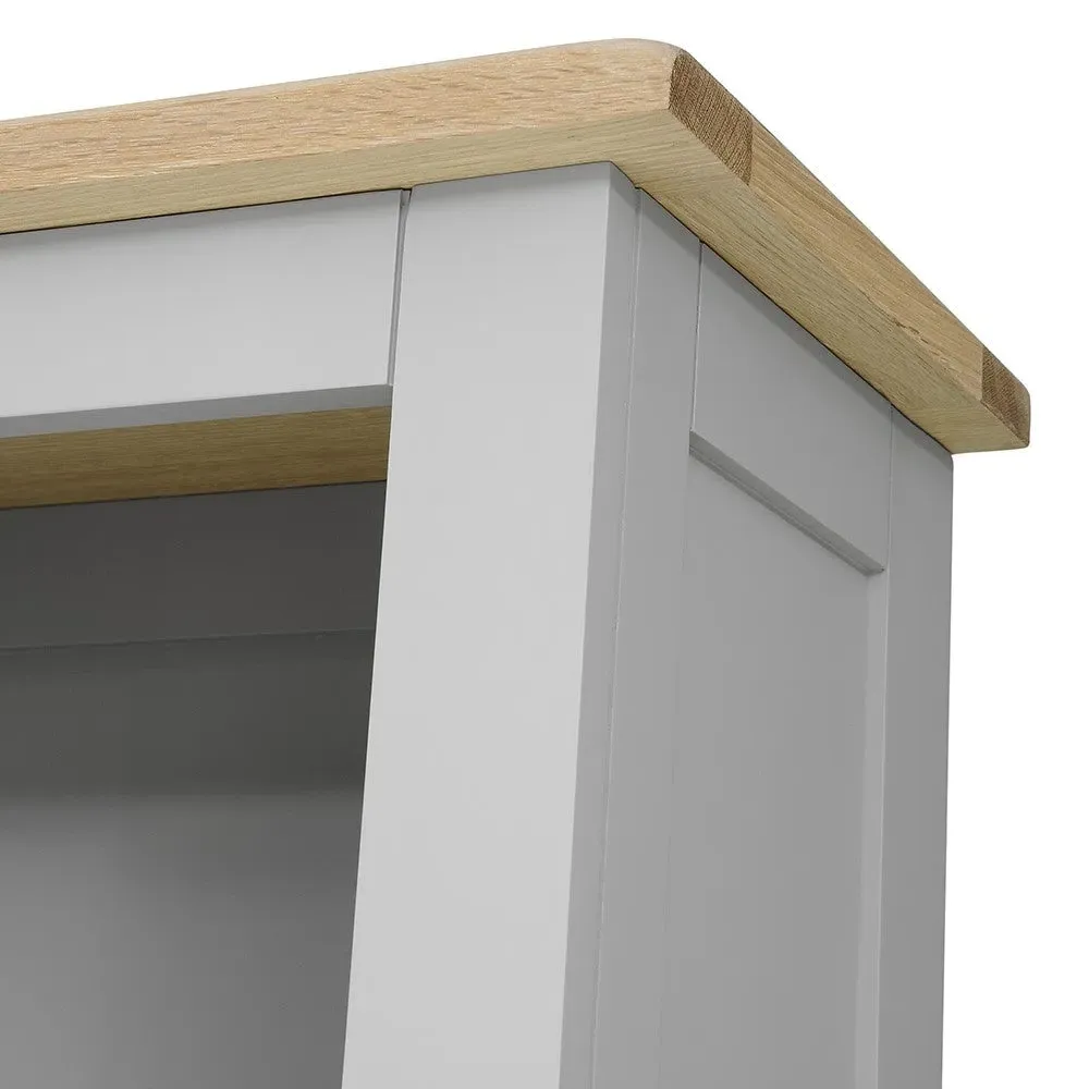 Grand Bookcase with Drawers - Dove Grey