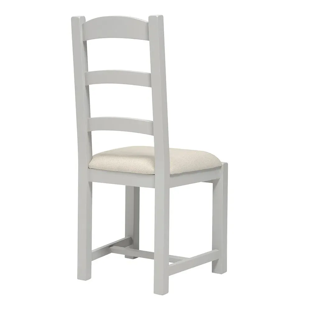 Ladderback Dining Chair - Dove Grey