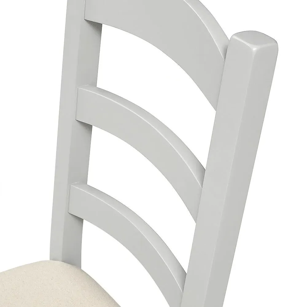 Ladderback Dining Chair - Dove Grey