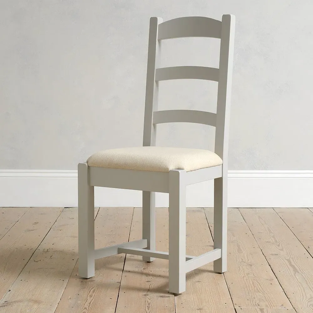 Ladderback Dining Chair - Dove Grey
