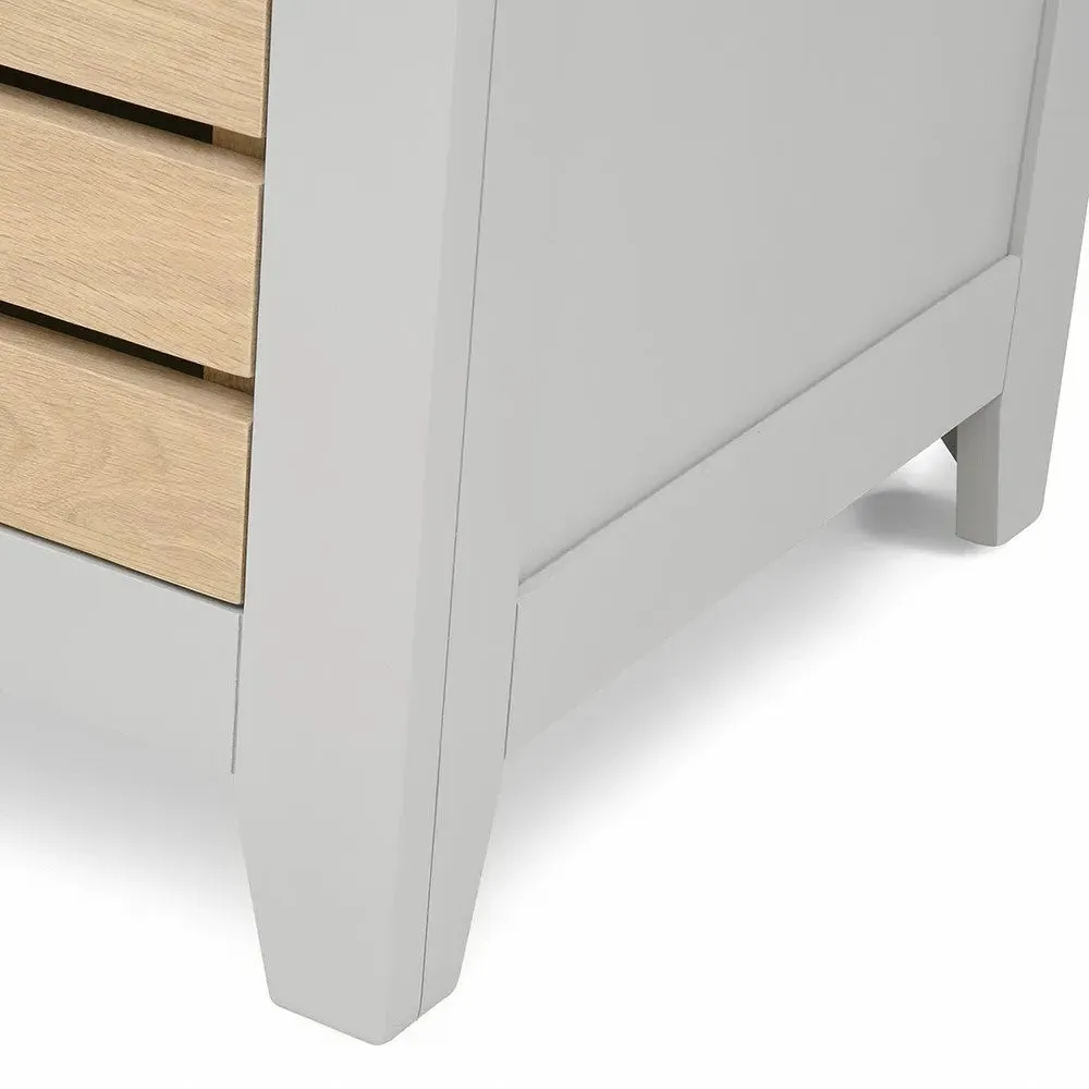 Narrow Larder with Storage - Dove Grey