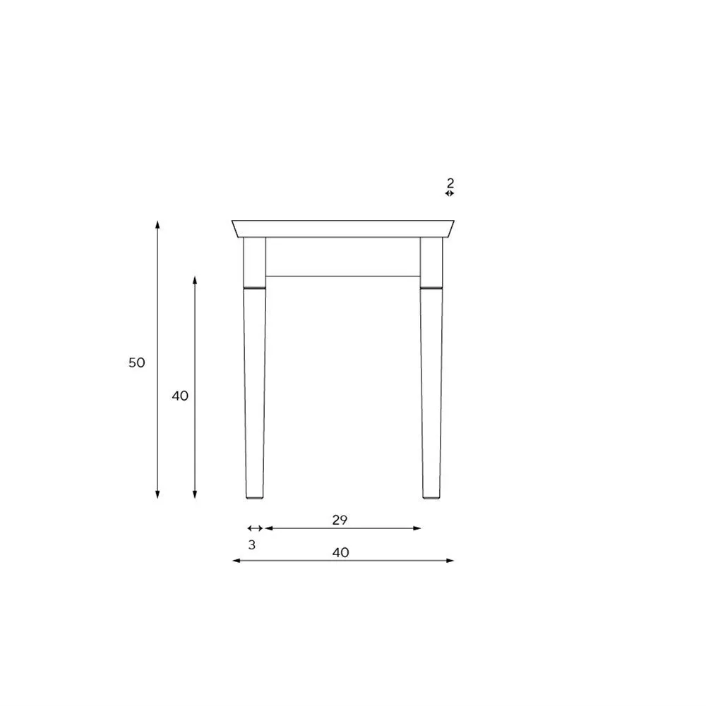 Side Table - Dove Grey