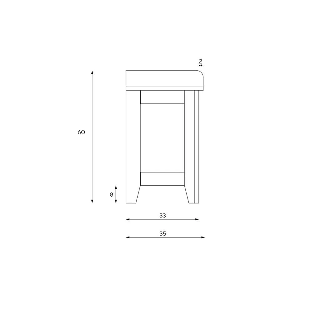 Small Shoe Storage Trunk Bench - Dove Grey, Oak
