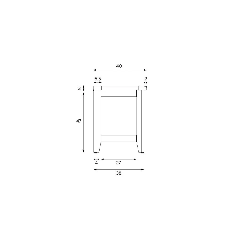 Wide Blanket Box - Dove Grey, Oak