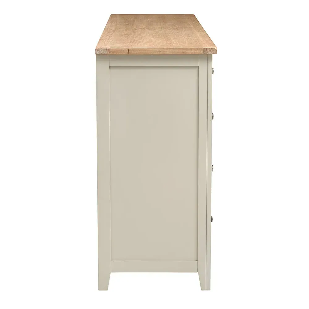 10 Drawer Chest - Limestone, Oak