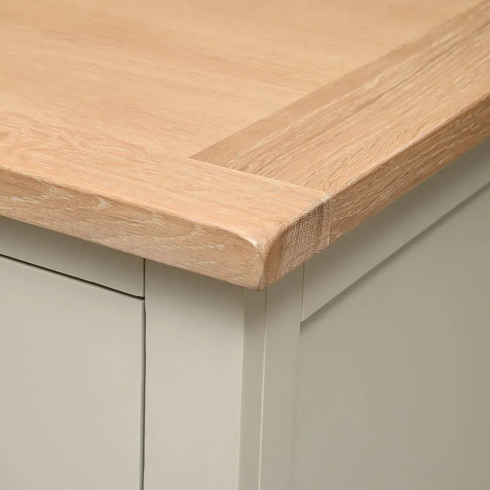 10 Drawer Chest - Limestone, Oak
