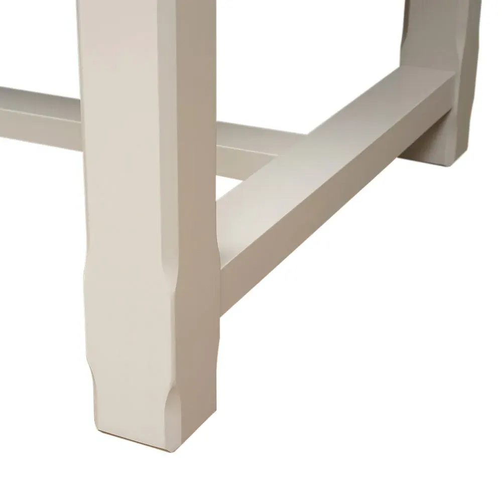 6-10 Seater Extending Dining Table - Limestone, Oak