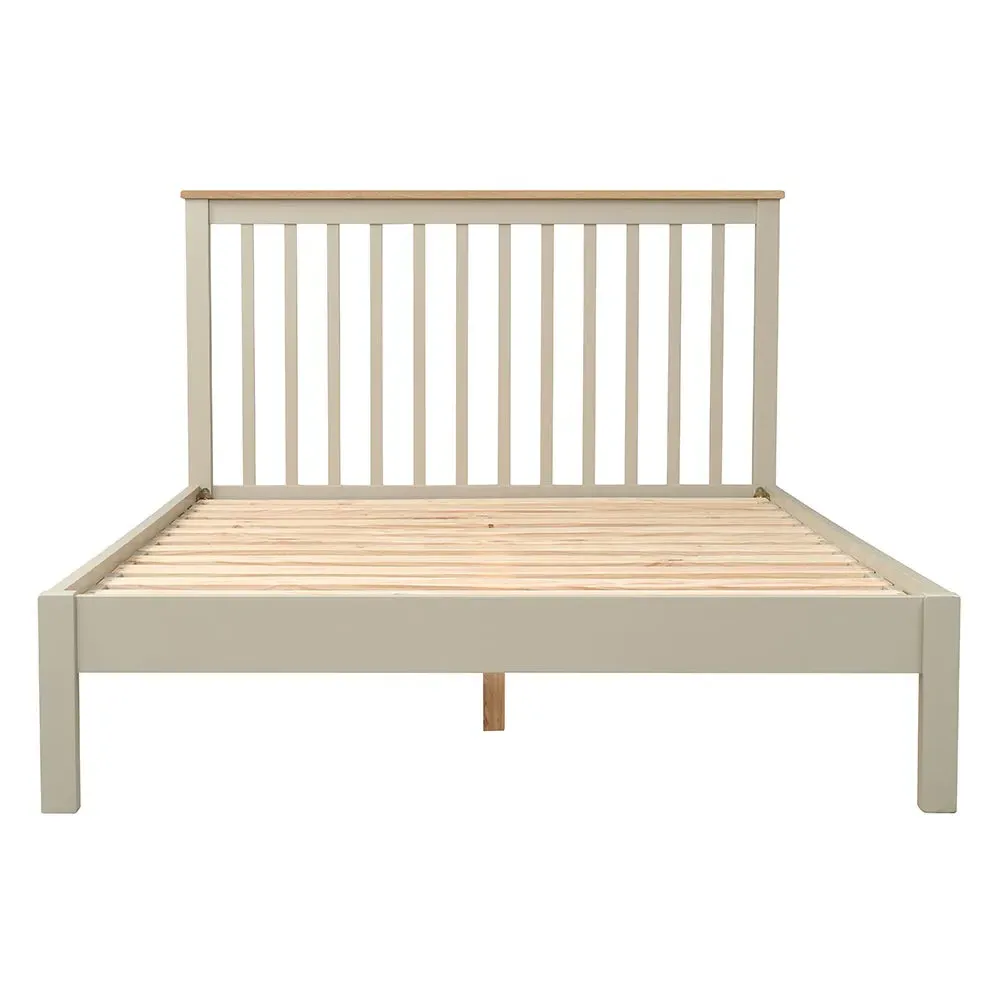 Chester Double Bed Frame - Limestone