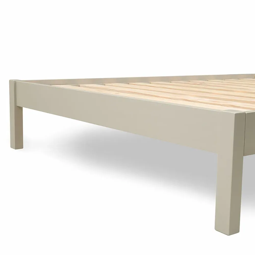 Chester Double Bed Frame - Limestone